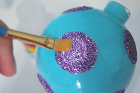 handmade glass Easter ornaments