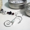 beaded wire christmas ornament hooks