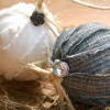 rag ball ornaments