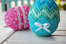 quilted Easter egg pattern
