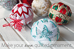 Quilted ornaments pattern