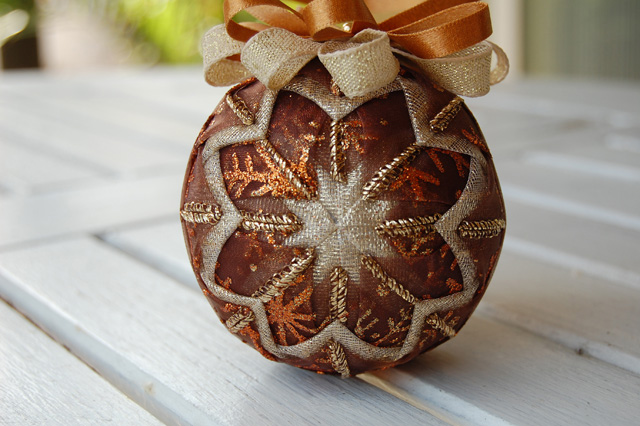 Bronzed Snowflake Ornament