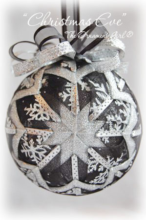Christmas Eve Snowflake Ornament