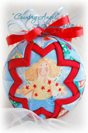 Country Angel Ornament