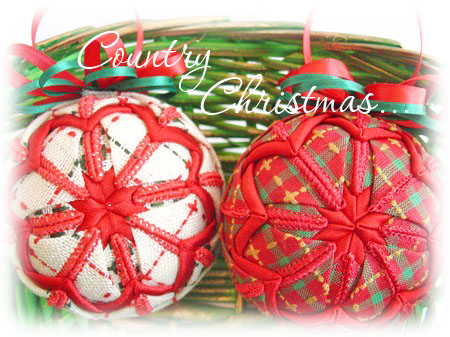 Country Christmas Ornaments