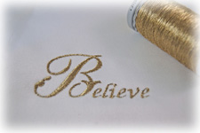 custom ornament embroidery personalization