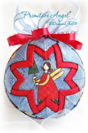 Primitive Angel Ornament