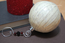 decoupage christmas ornament
