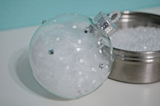 Thumbnail image for handmade snowglobe Christmas ornament Tutorial | DIY
