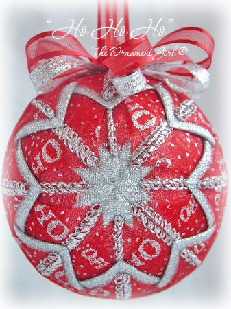Ho Ho Ho Christmas Ornament