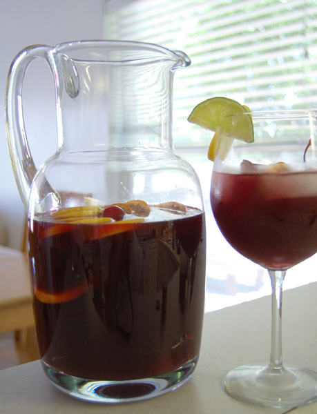 homemade sangria