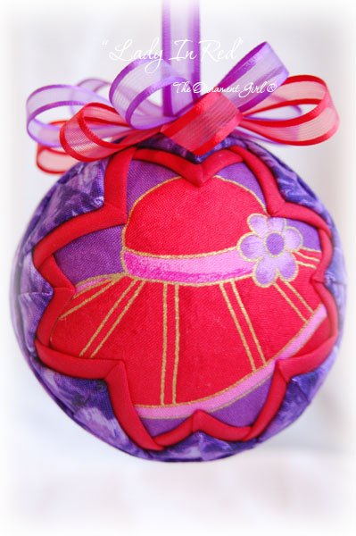 Lady In Red Ornament