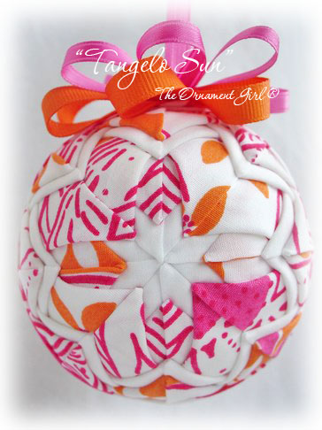 Lilly Pulitzer Tangelo Sun Ornament