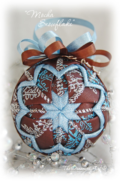 Mocha Snowflake Ornament