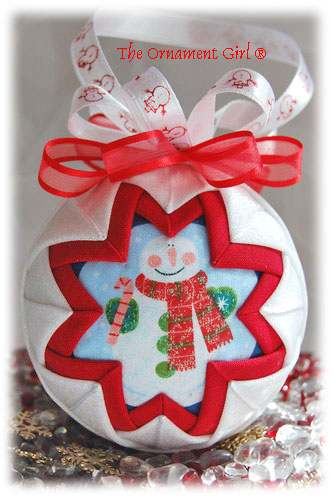 Frosty at the North Pole Christmas Ornament