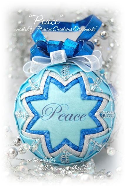 Peace Christmas Ornament
