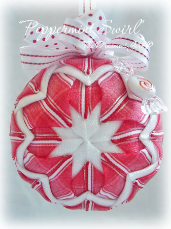 Peppermint Swirl Ornament