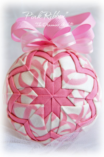 Pink Ribbon Ornament