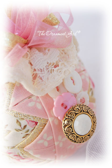 Prairie Rose Christmas Ornament