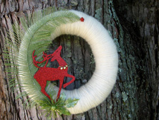 Thumbnail image for some amazing handmade Christmas wreaths…