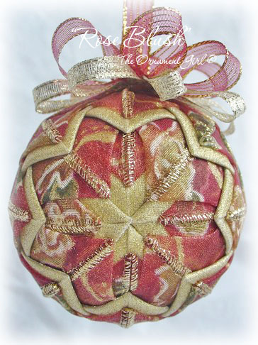 Rose Blush Christmas Ornament