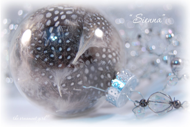Sienna - Hen Feather Ornament