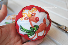 quilted ornament pattern and tutorial