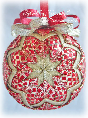 Red Sparkling Diamond Ornament