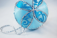 Turquoise Blue Kimekomi Ornament