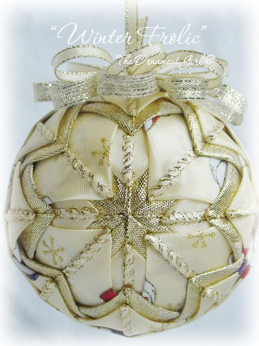 Winter Frolic Snowman Ornament