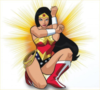 wonder woman, i am not.