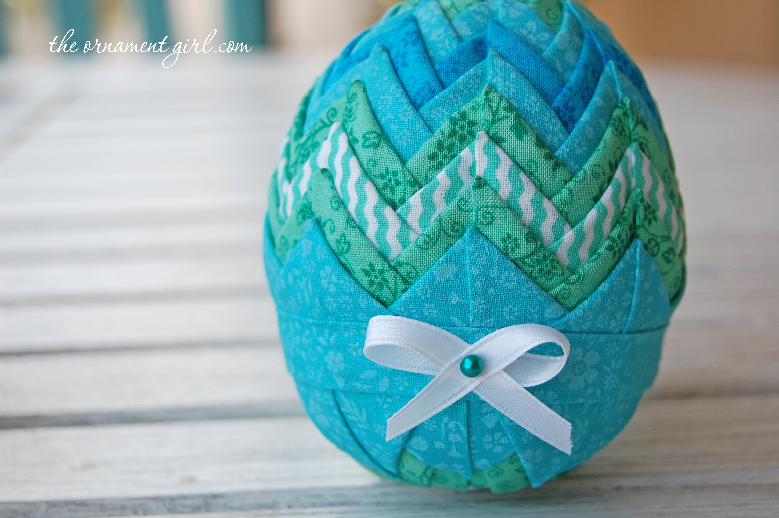 Quilted Easter Egg Pattern e-Book No Sew The Ornament Girl Market