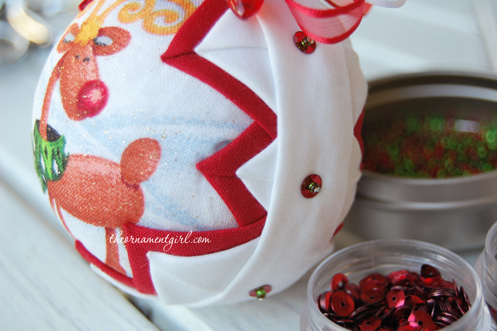 Quilted Snow Globe Ornament Pattern eBook No Sew The Ornament Girl