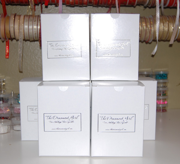 gift boxed ornaments