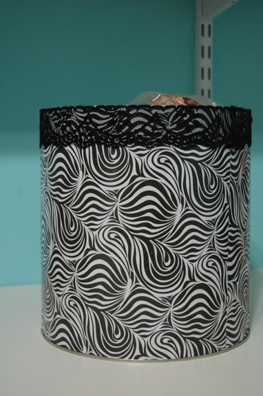 Zebra Craft Storage Can