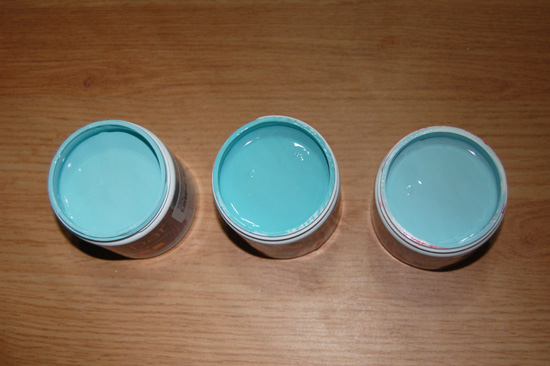 turquoise paint for craft room