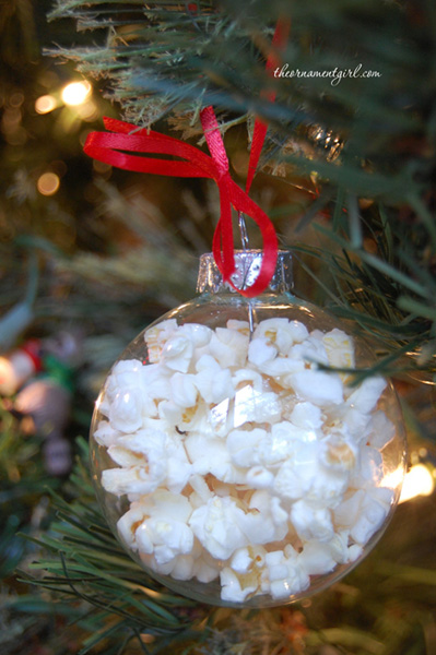 popcorn ball ornament