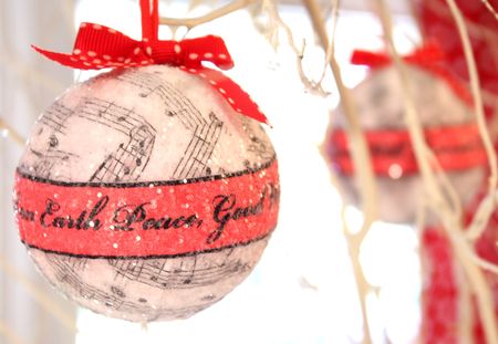 Music Sphere Christmas Ornament
