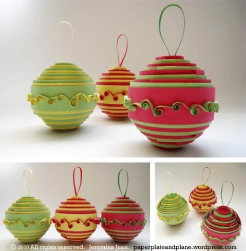 rolled paper ornaments