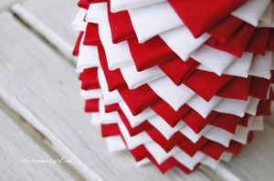 swirl striped quilted fabric tree pattern