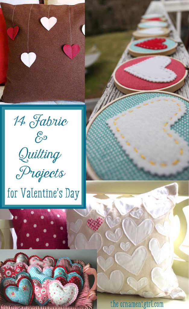 14 fabric and quilting projects for valentines day