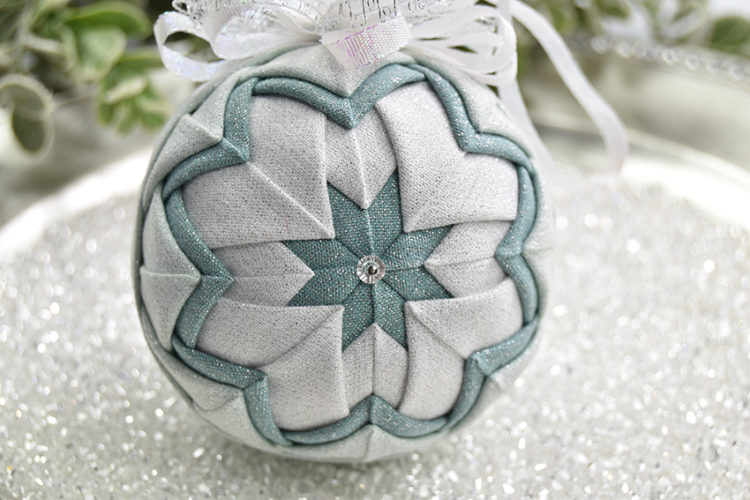 Mint Green Shimmer Basic Star Ornament The Ornament Girl