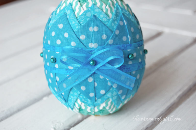 Easter Egg Quilted Ornament Pattern eBOOK No Sew The Ornament Girl's Market