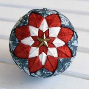 Starburst Quilted Ornament Pattern eBook + Video
