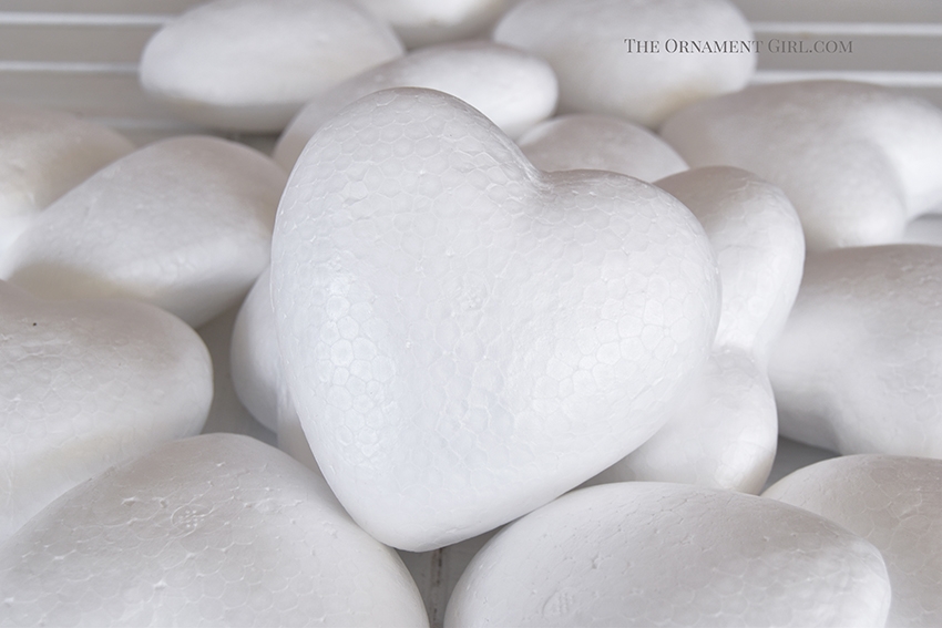 Craft Styrofoam Hearts, 4-Inch, 4-Count – Homeford