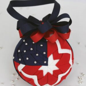 Half & Half Quilted Ornament Pattern Tutorial