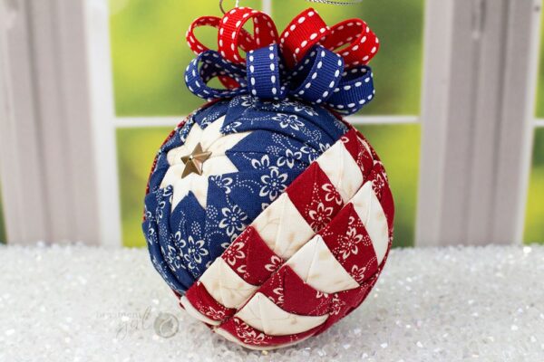 Stars & Stripes Heart Pattern eBook & Video Tutorial - Image 6
