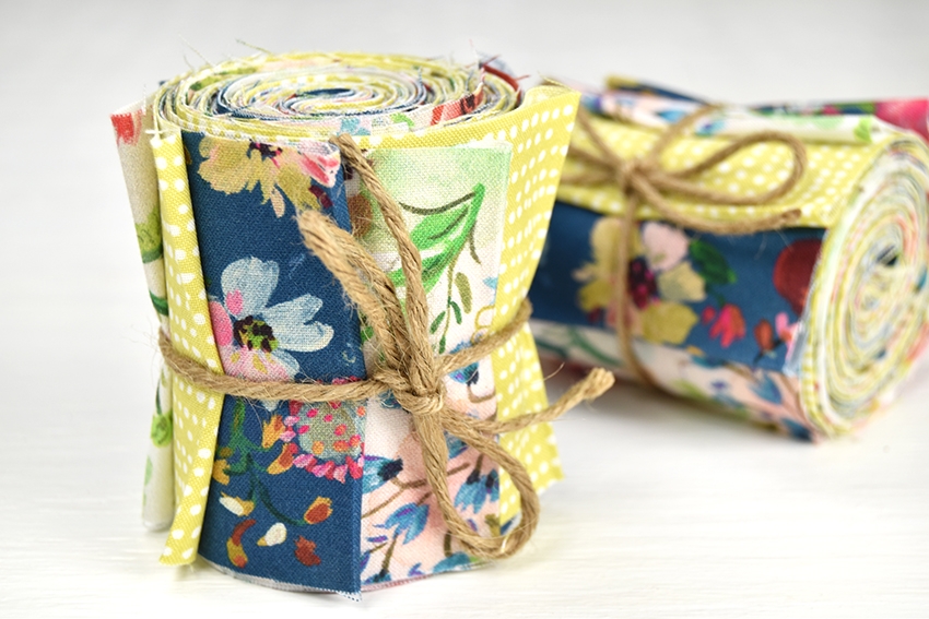 OG Fabric Roll (Dear Stella Watercolor Floral) PreCut Strips 3 x