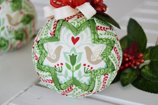 Snow Globe Quilted Ornament Pattern e-Book & VIDEO - No Sew - Image 11