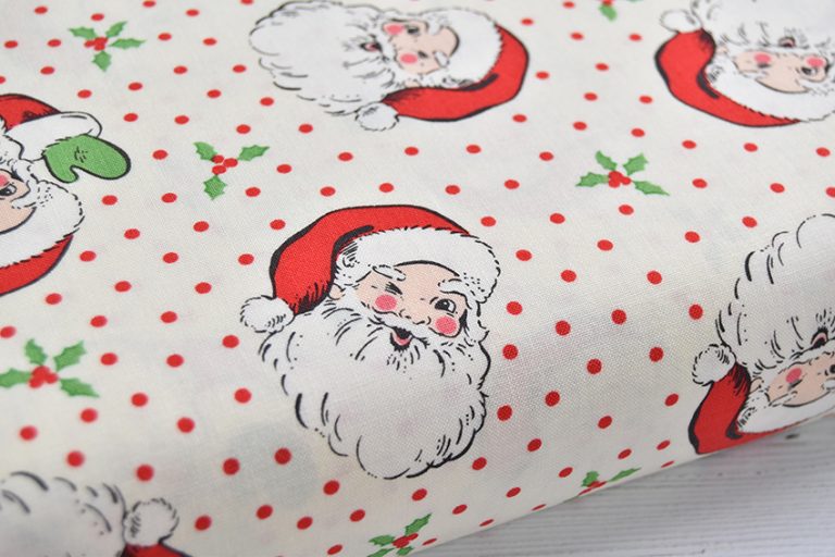 Moda Swell Christmas Santa Fabric By the Quarter Yard The Ornament